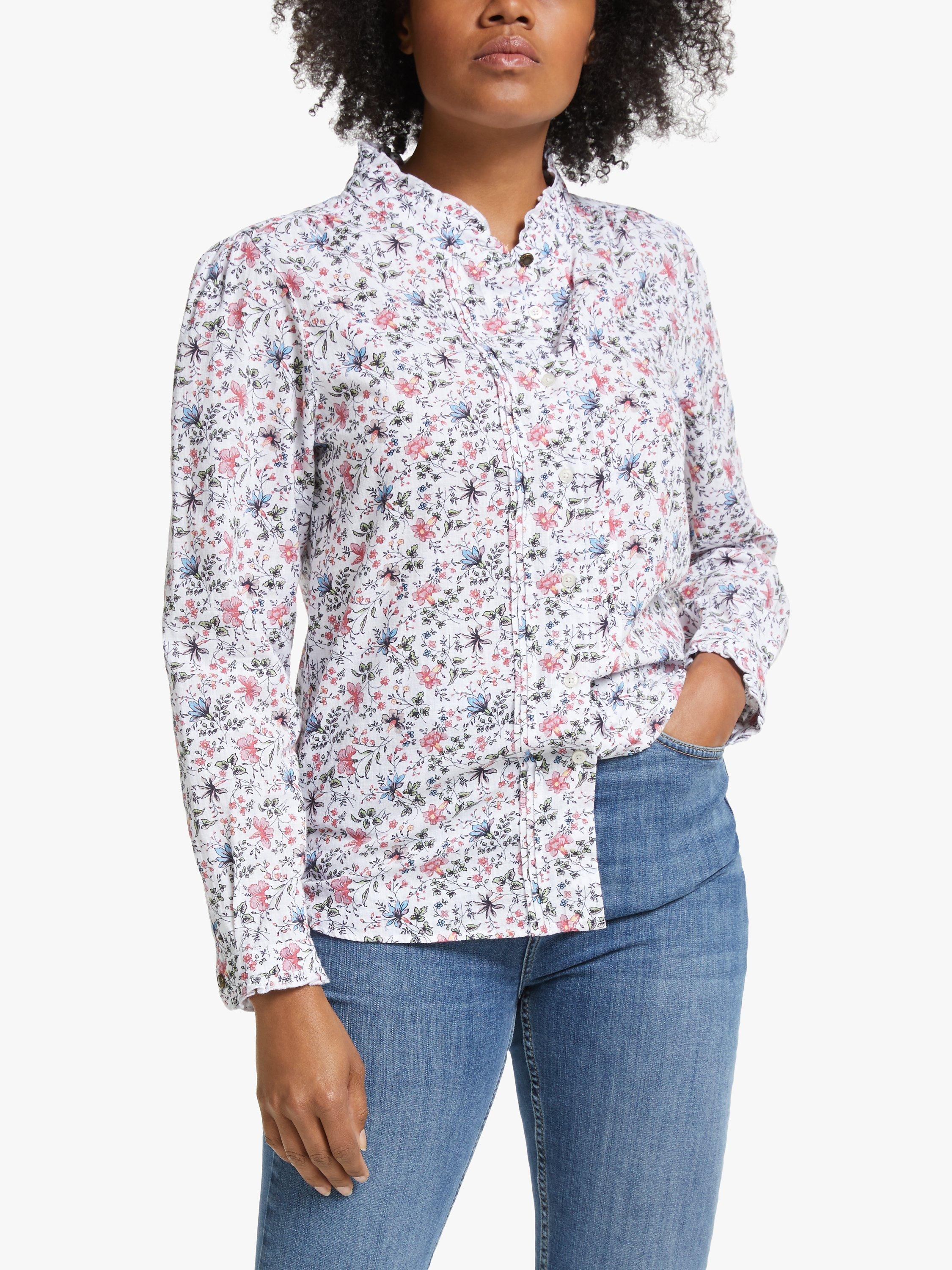 Barbour Laura Ashley Yews Floral Print Shirt, Indienne Print