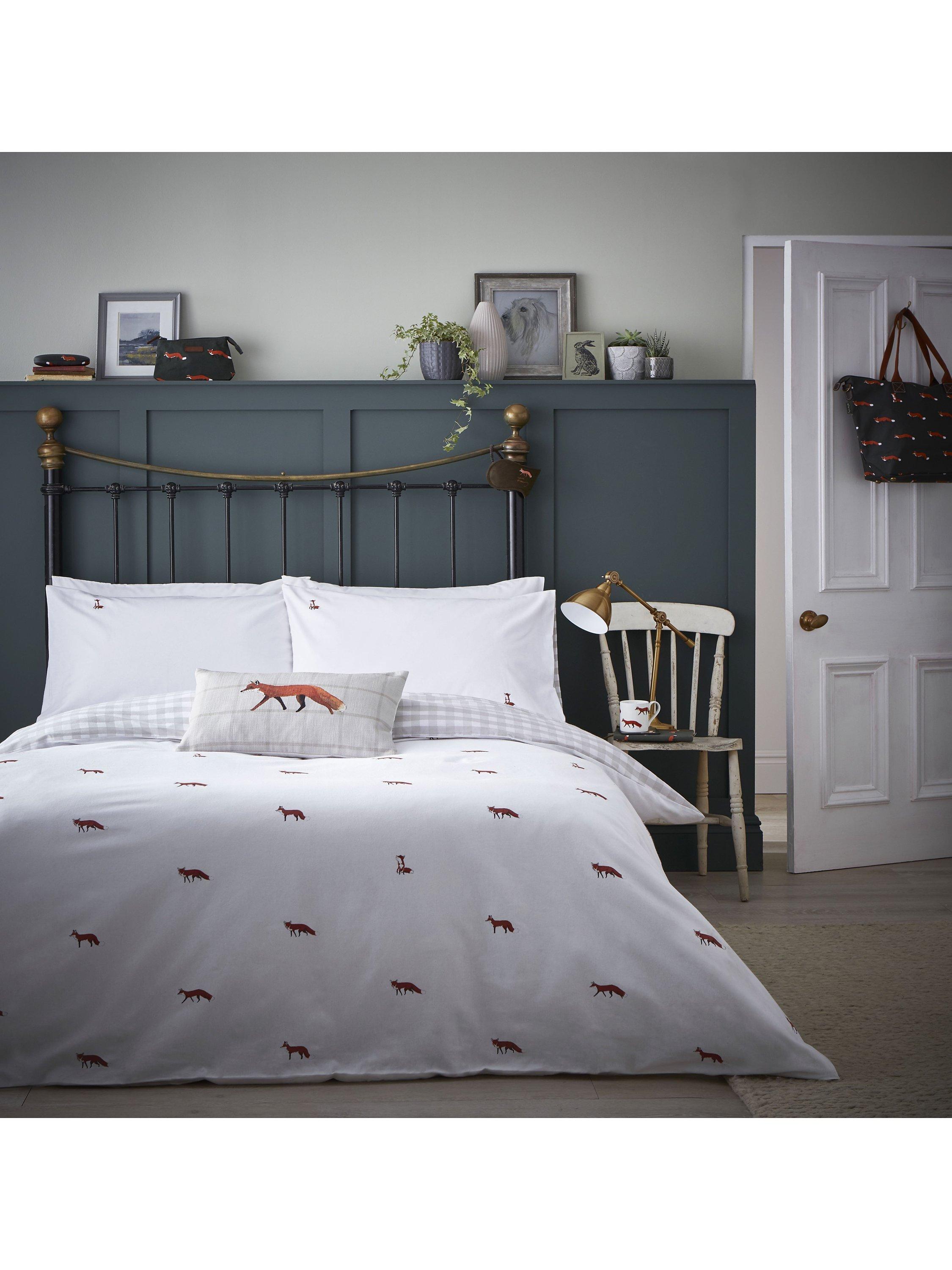 Sophie Allport Fox Brushed Cotton Duvet Cover Set