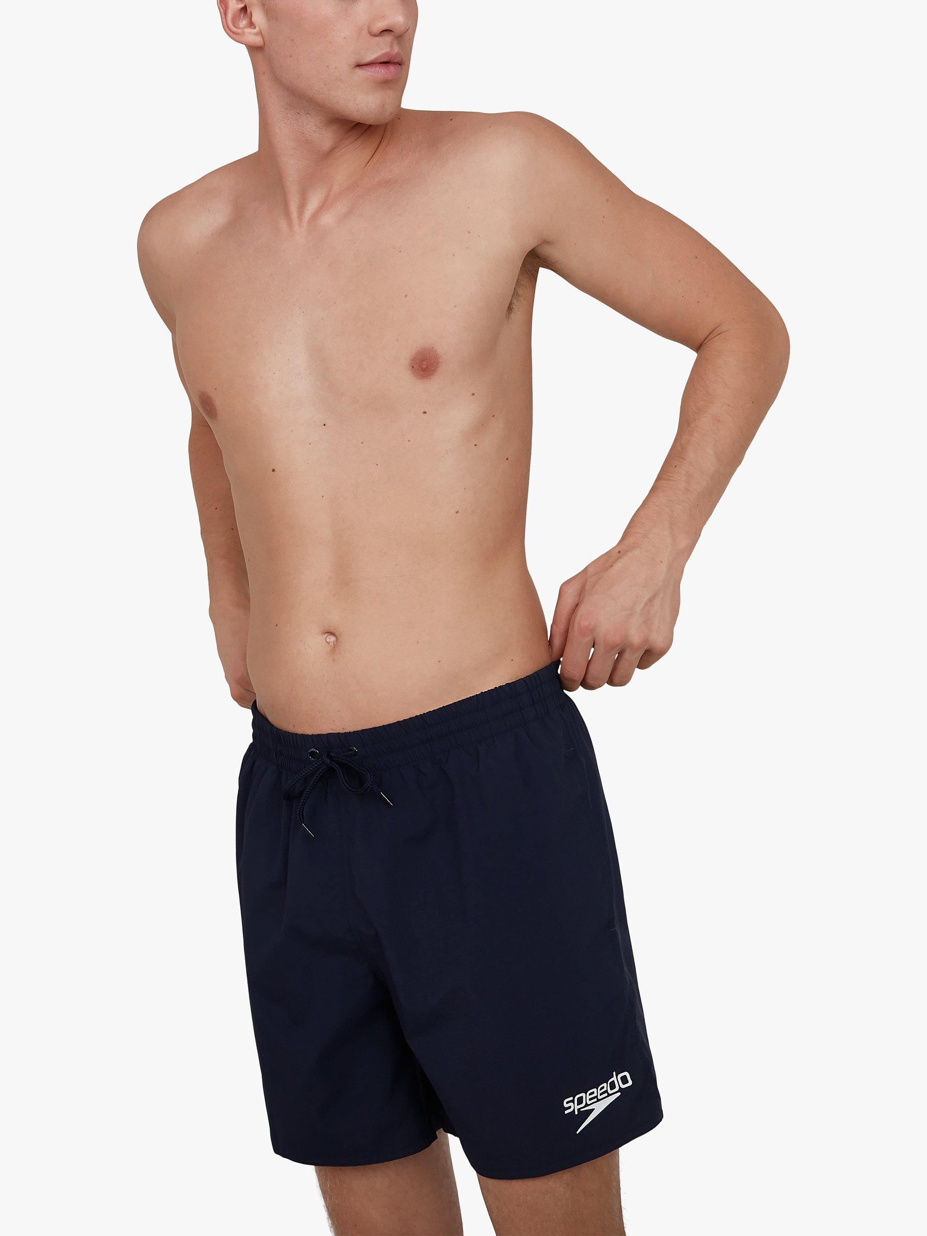 Product image 1 of 7, which shows Speedo Essentials 16" Swim Shorts, Navy, S