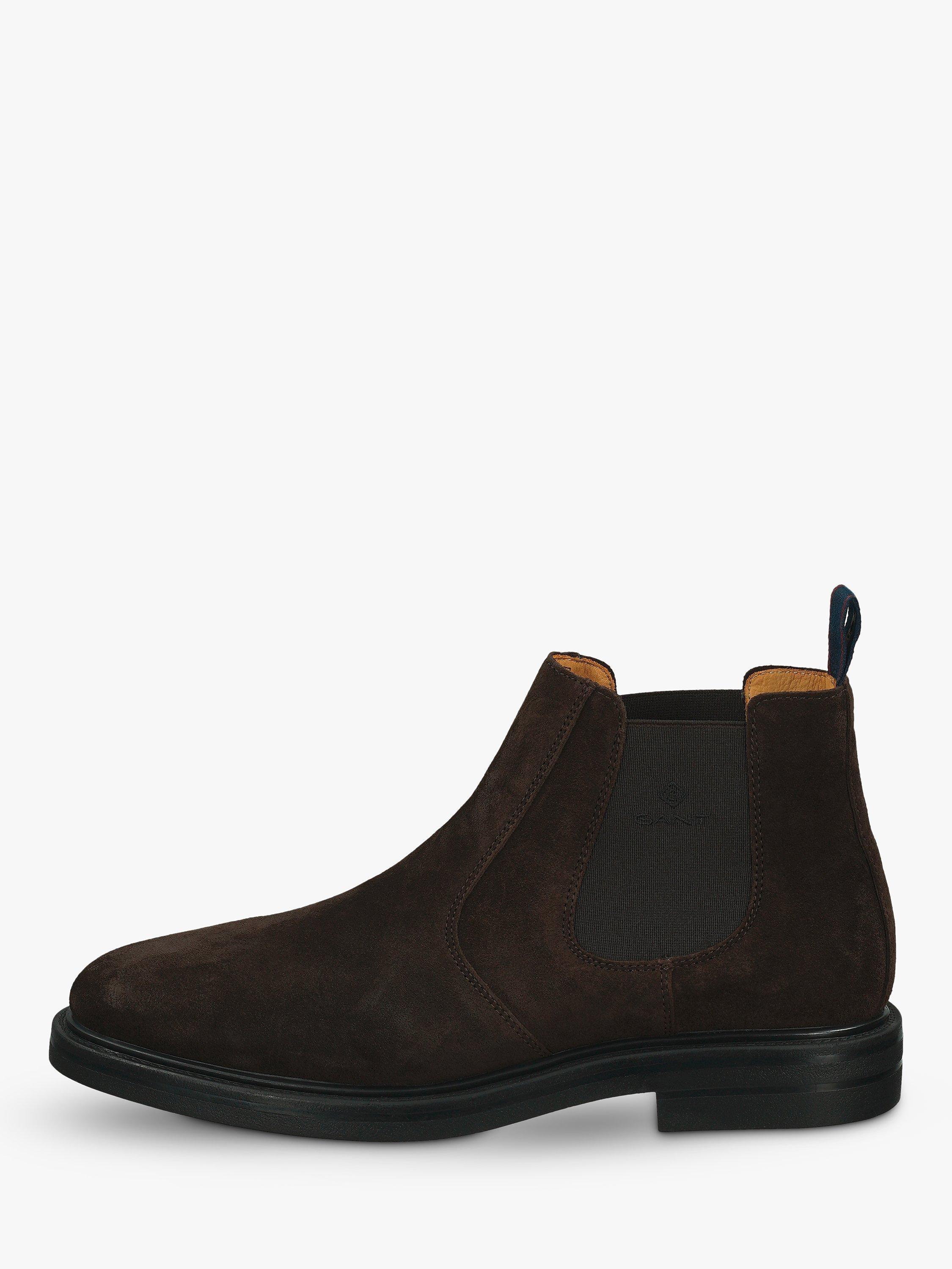 GANT Kyree Suede Chelsea Boot, Dark Brown