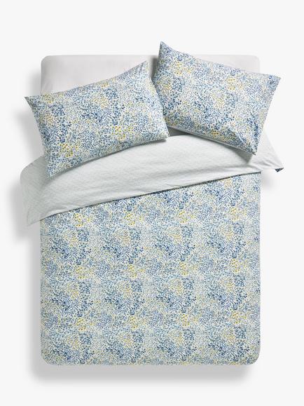 John Lewis Caravelle Pure Cotton Percale Duvet Cover Set, 200 Thread Count, Multi