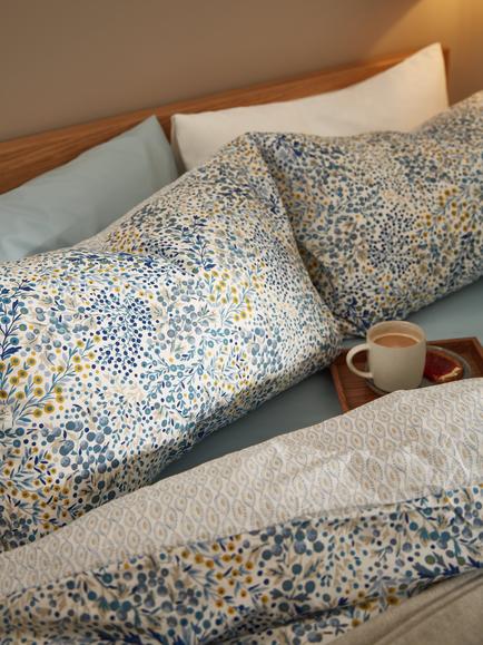 John Lewis Caravelle Pure Cotton Percale Duvet Cover Set, 200 Thread Count - view 2, Multi