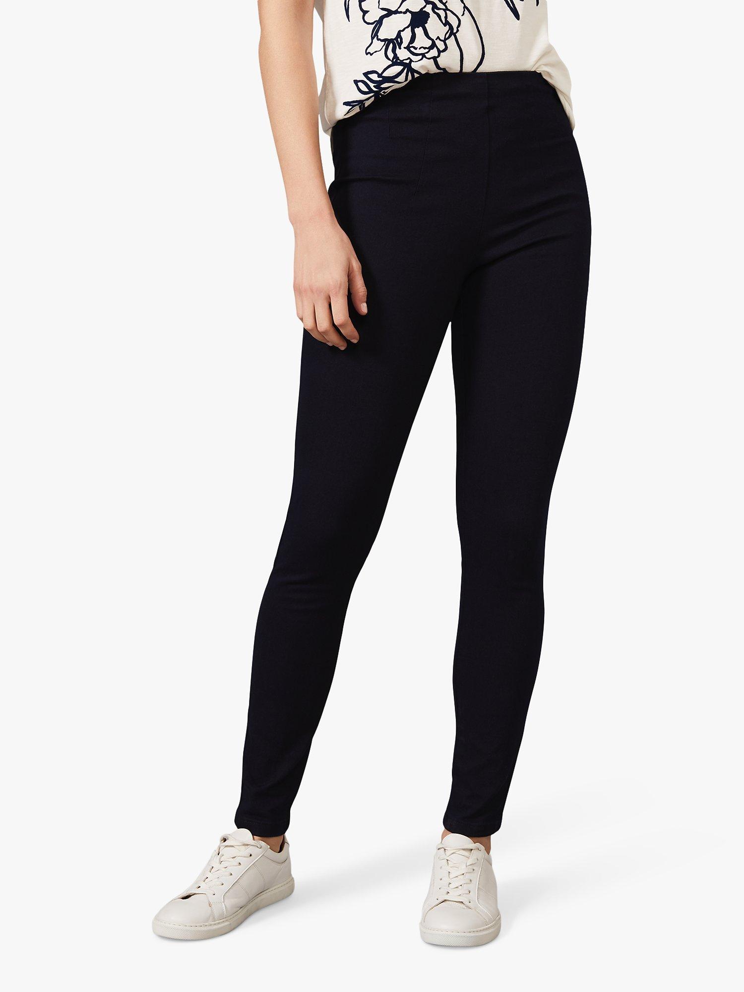 Phase Eight Amina Double Zip Skinny Jeggings, Indigo