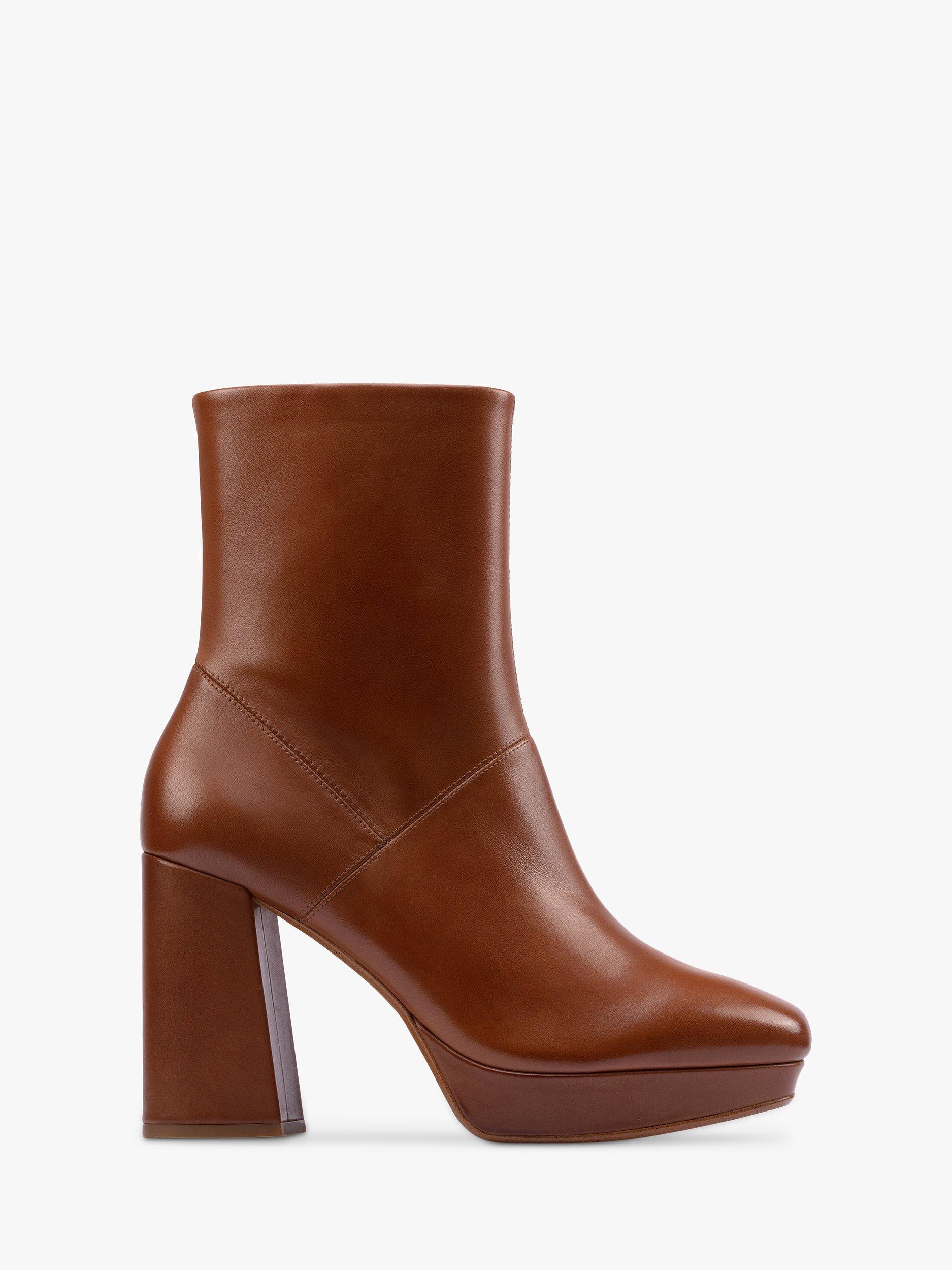 Clarks block heel boots hotsell