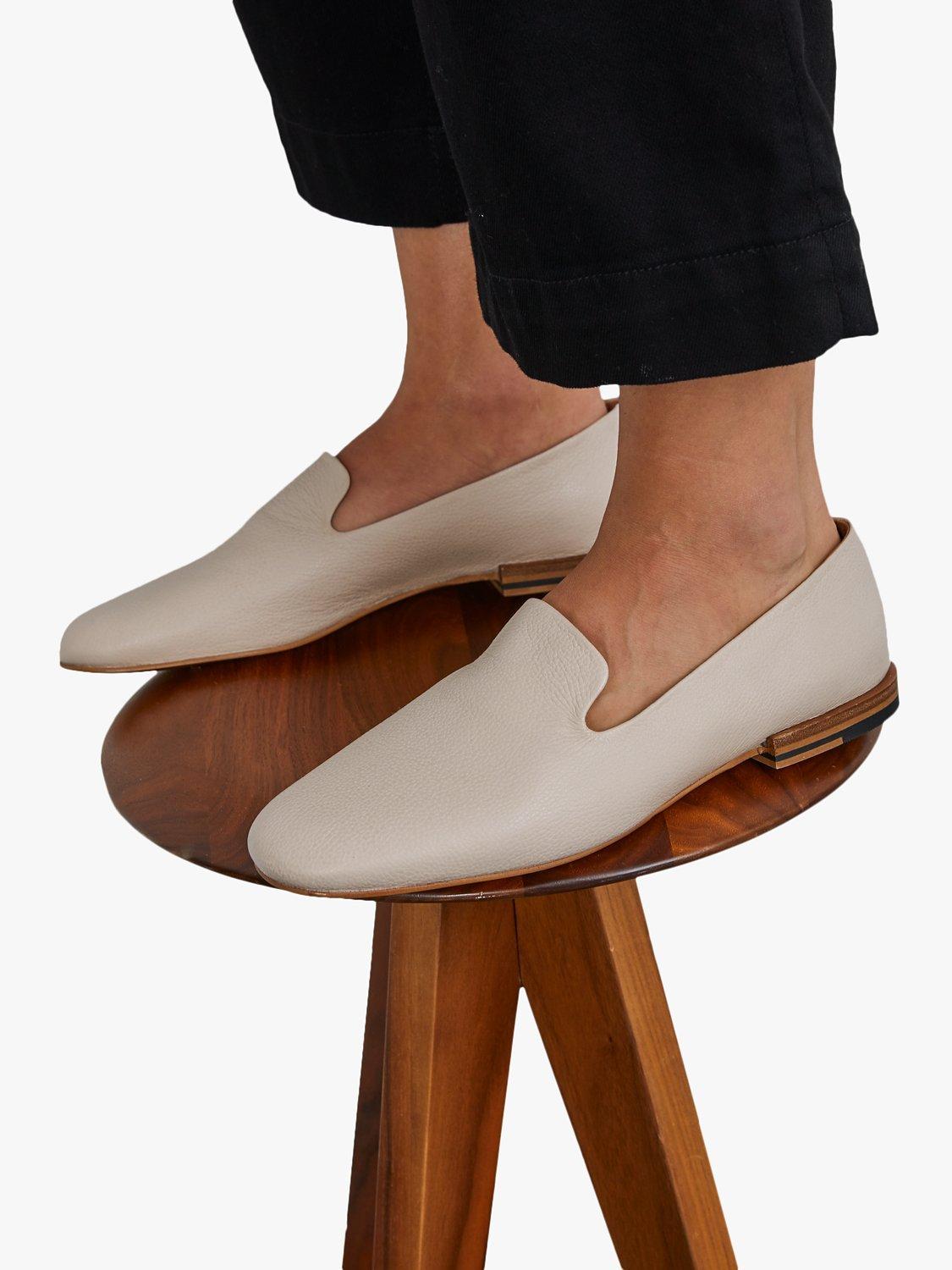 Jigsaw Jane Soft Leather Loafers, Mink