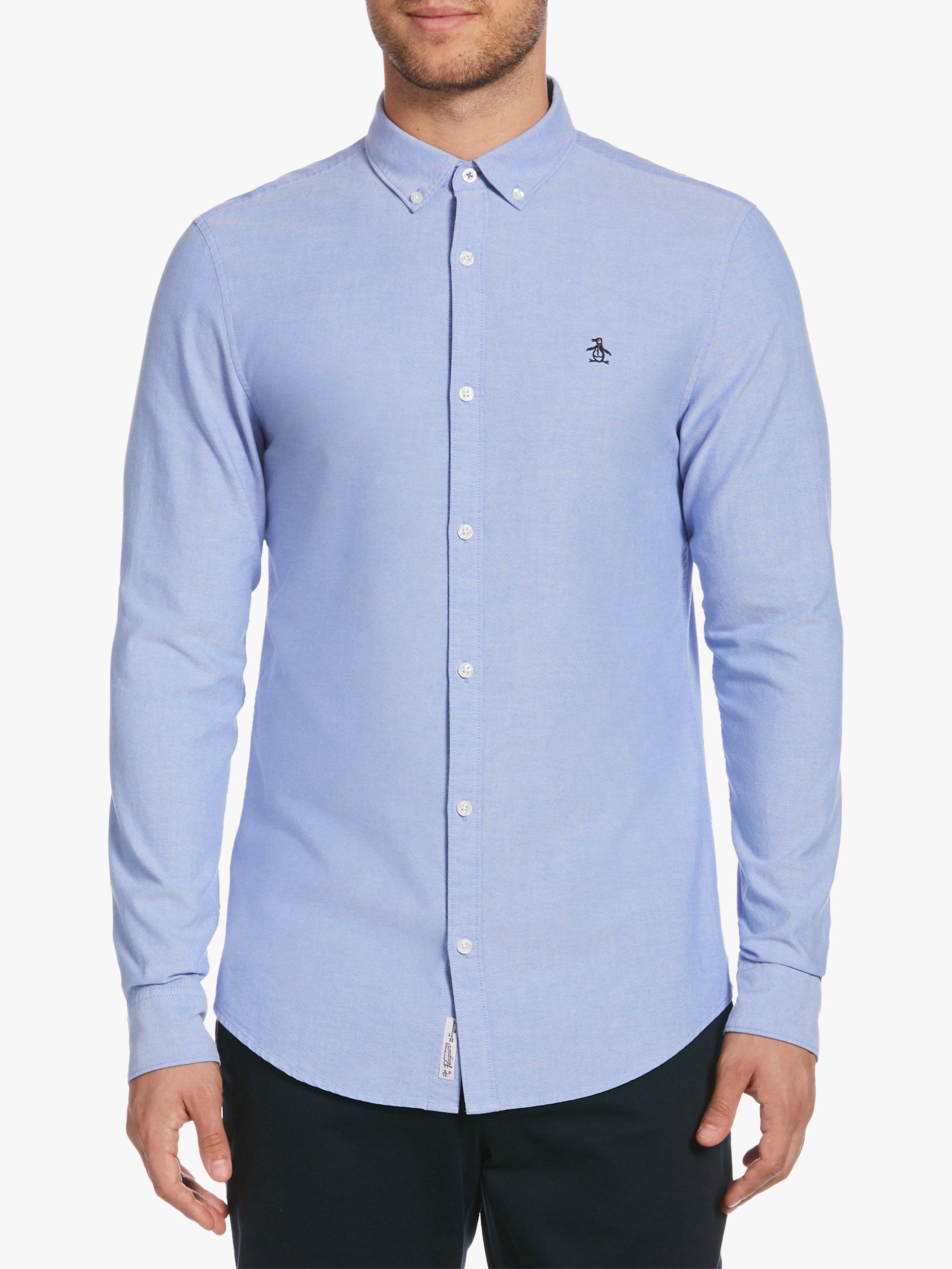 Original Penguin Core Cotton Oxford Shirt, Amparo Blue