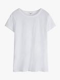 HUSH Slim Fit Crew Neck T-Shirt, White