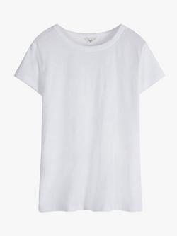 HUSH Slim Fit Crew Neck T-Shirt, White
