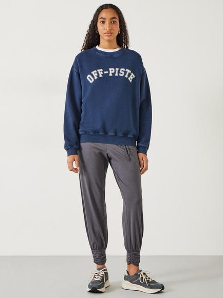 HUSH Alexa Harem Long Trousers - view 2, Charcoal