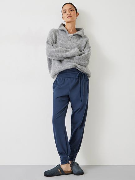 HUSH Alexa Harem Long Trousers - view 2, Midnight