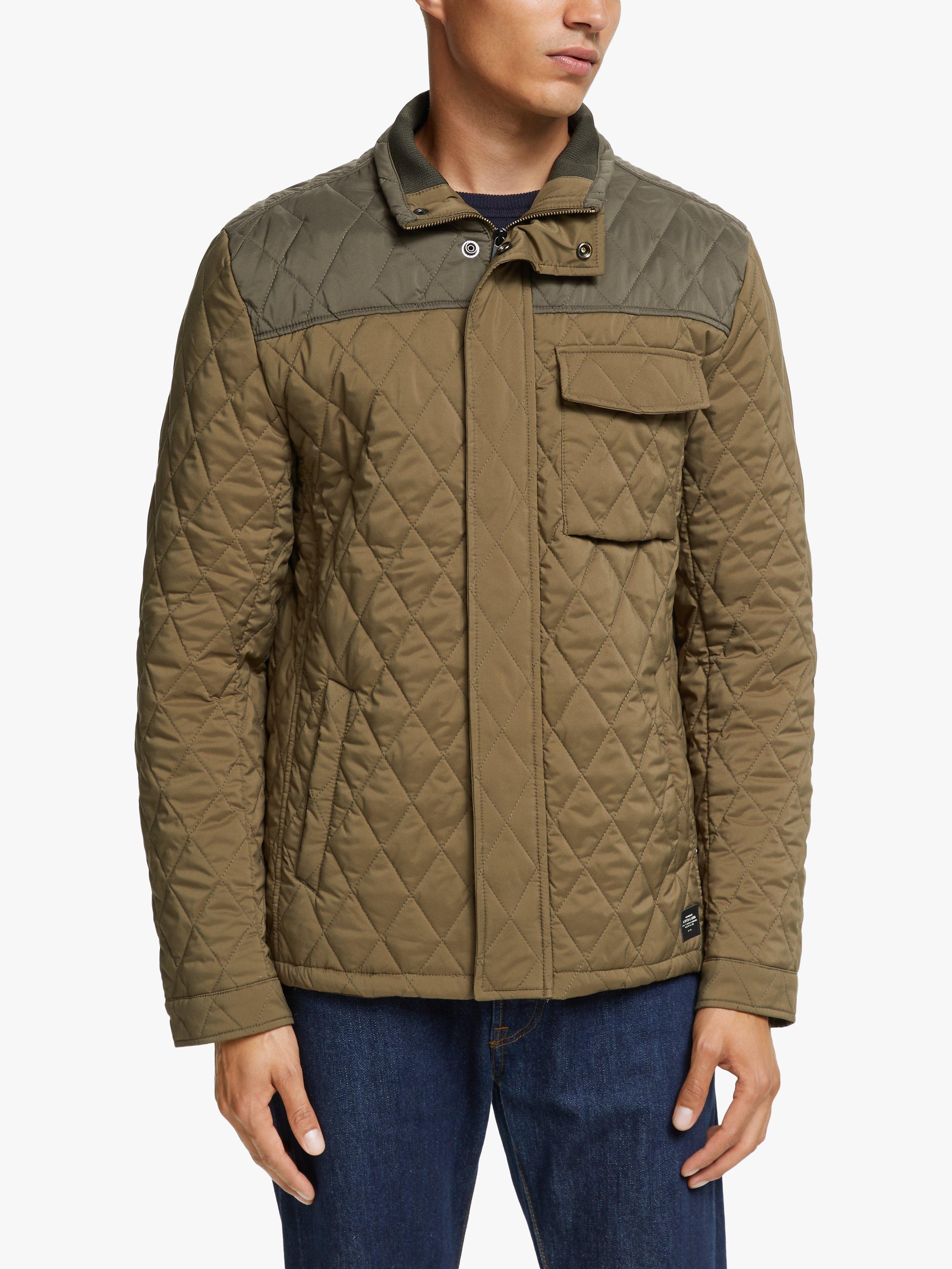 Scotch & Soda Quilted Jacket, Military Green