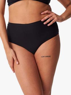 Chantelle Soft Stretch High Waist Plus Knickers, Black