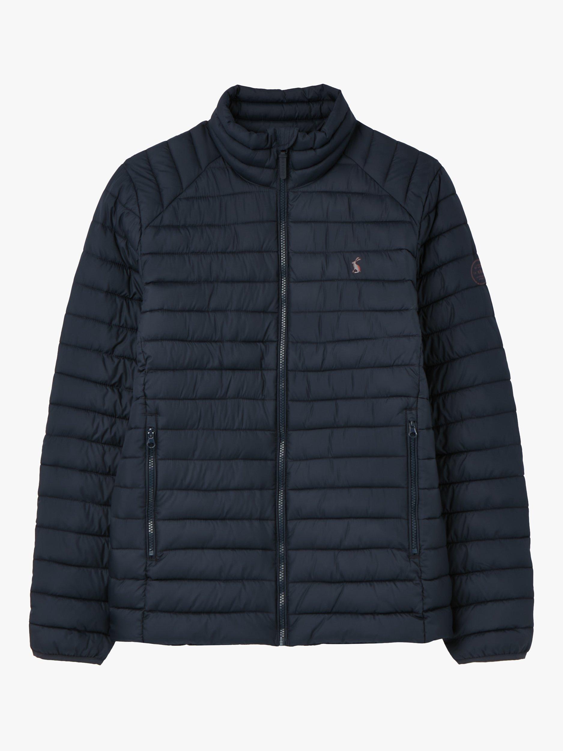 Joules Hooded Go To Quilted Jacket Marine Navy