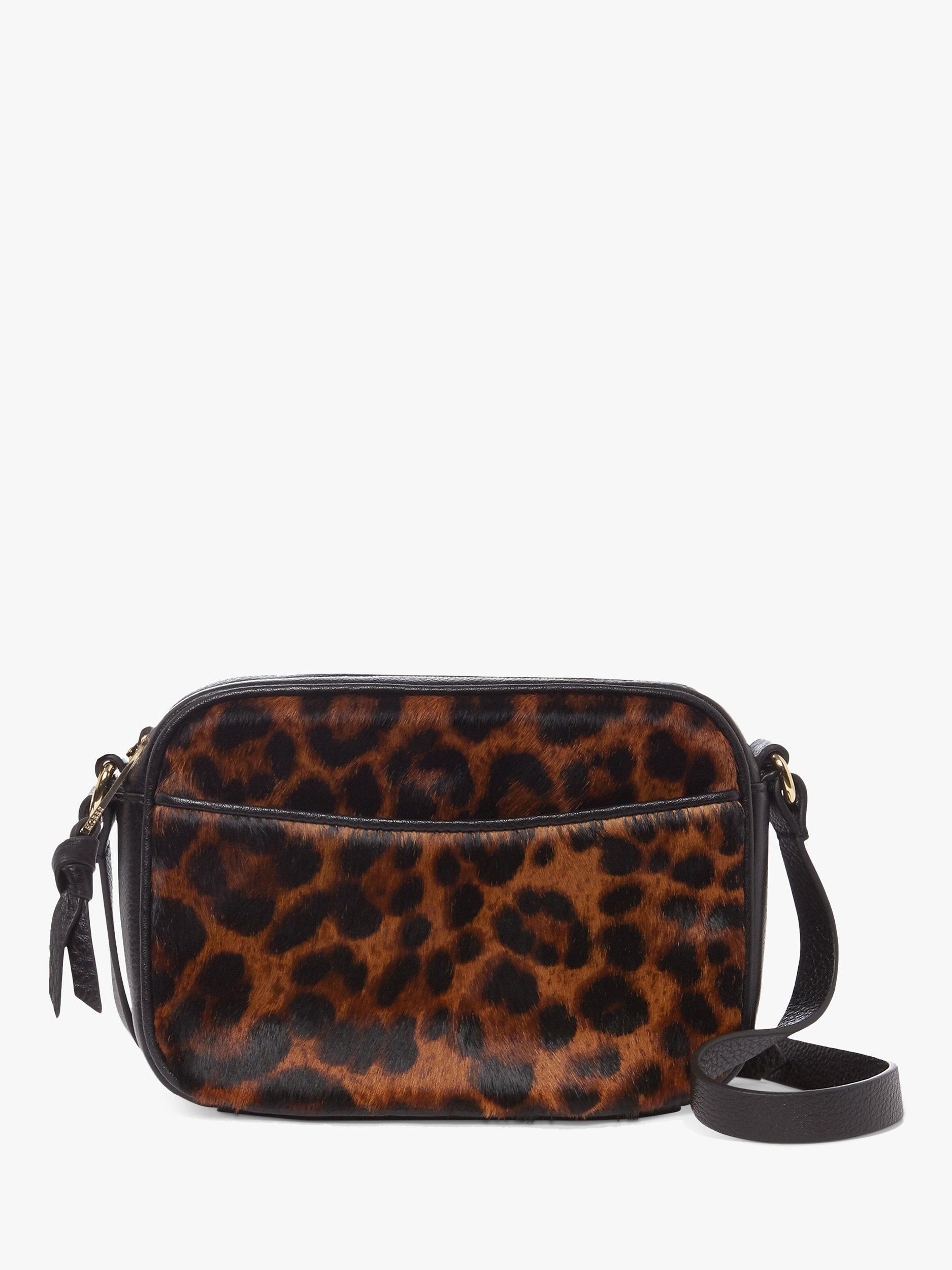Hobbs Pelham Leather Cross Body Bag, Animal