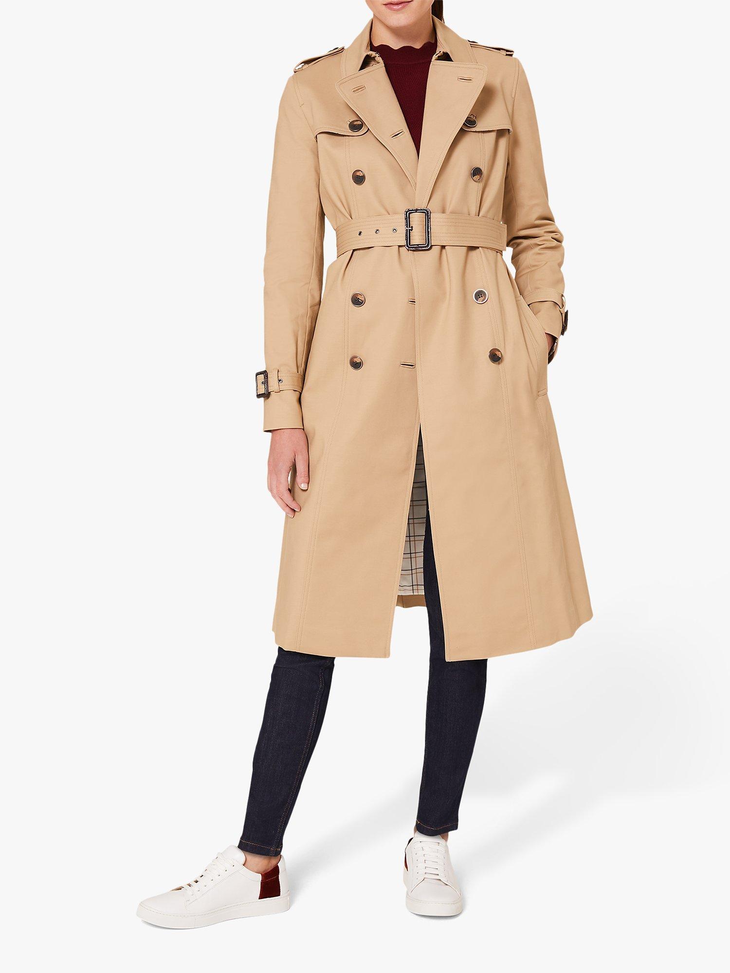 Hobbs Sofia Trench Coat, Mocha