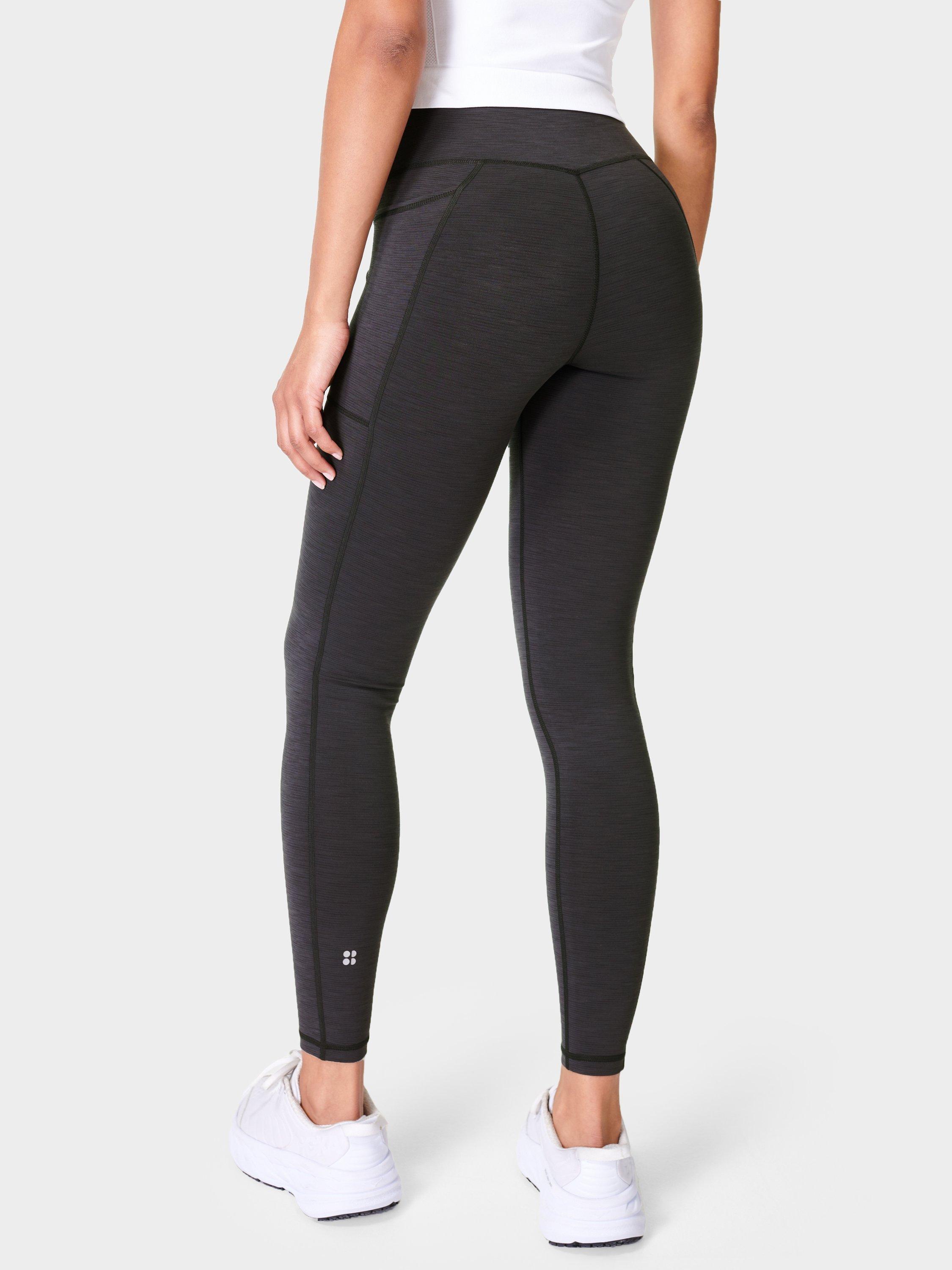 Product image 3 of 9, which shows Sweaty Betty Super Sculpt High Waisted Yoga Leggings, Black, XXS