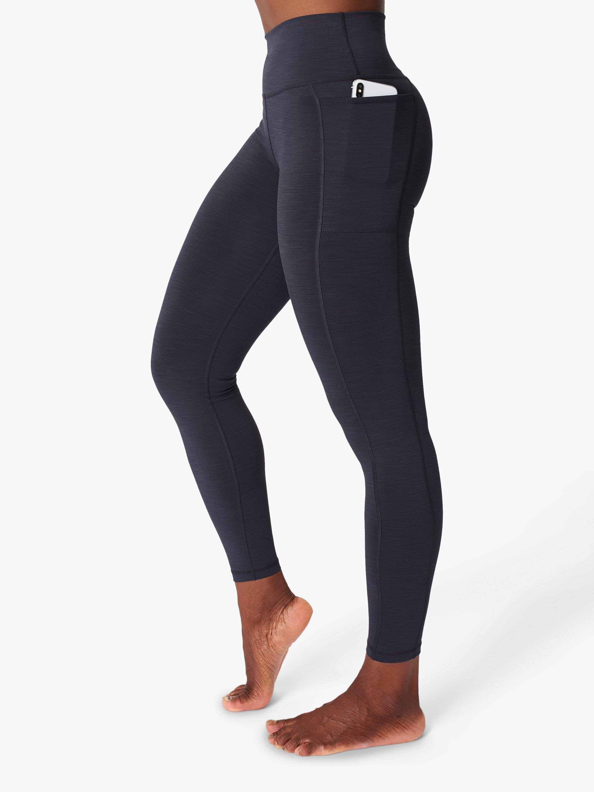 Product image 5 of 9, which shows Sweaty Betty Super Sculpt High Waisted Yoga Leggings, Black, XXS