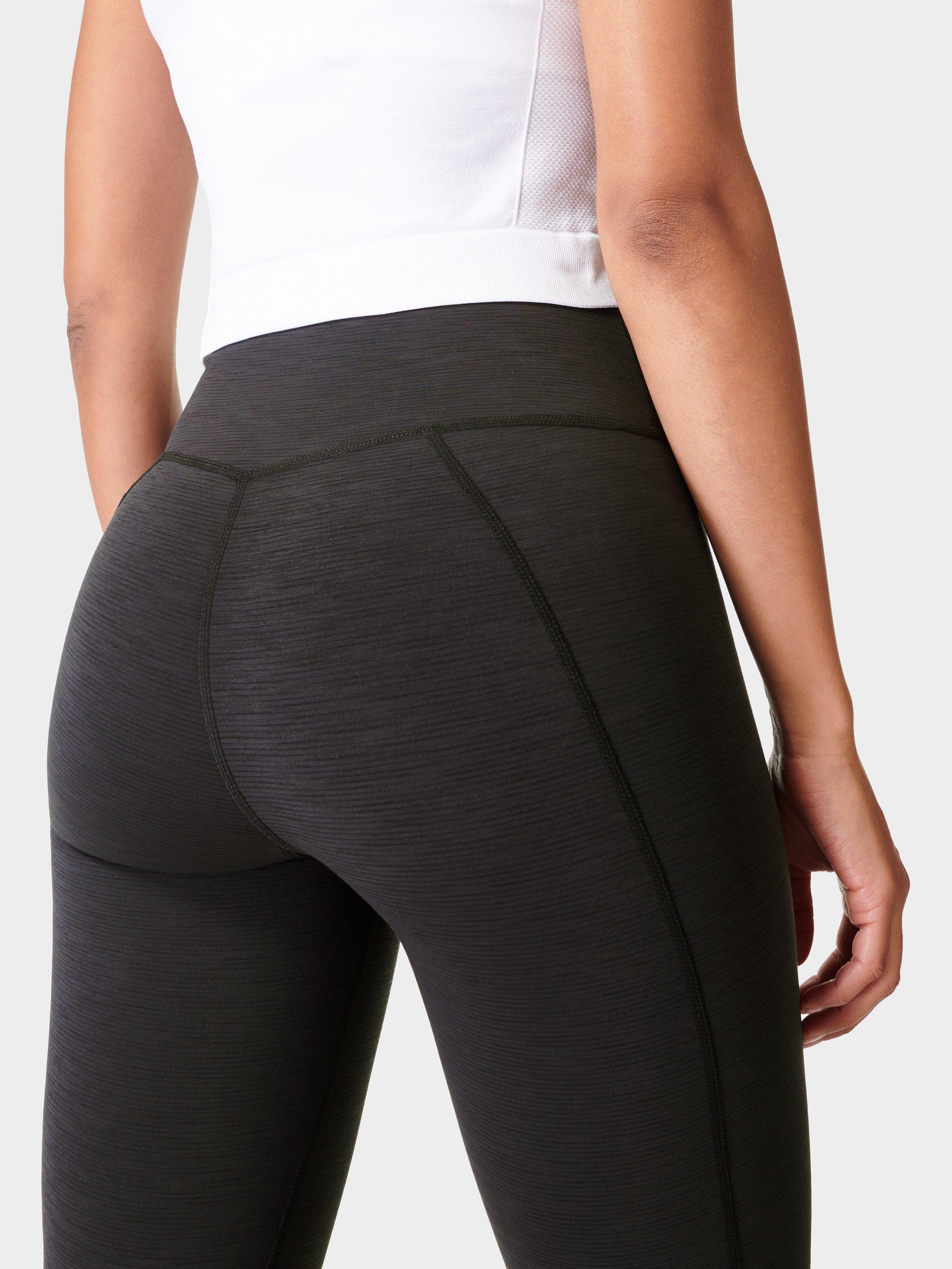 Product image 8 of 9, which shows Sweaty Betty Super Sculpt High Waisted Yoga Leggings, Black, XXS