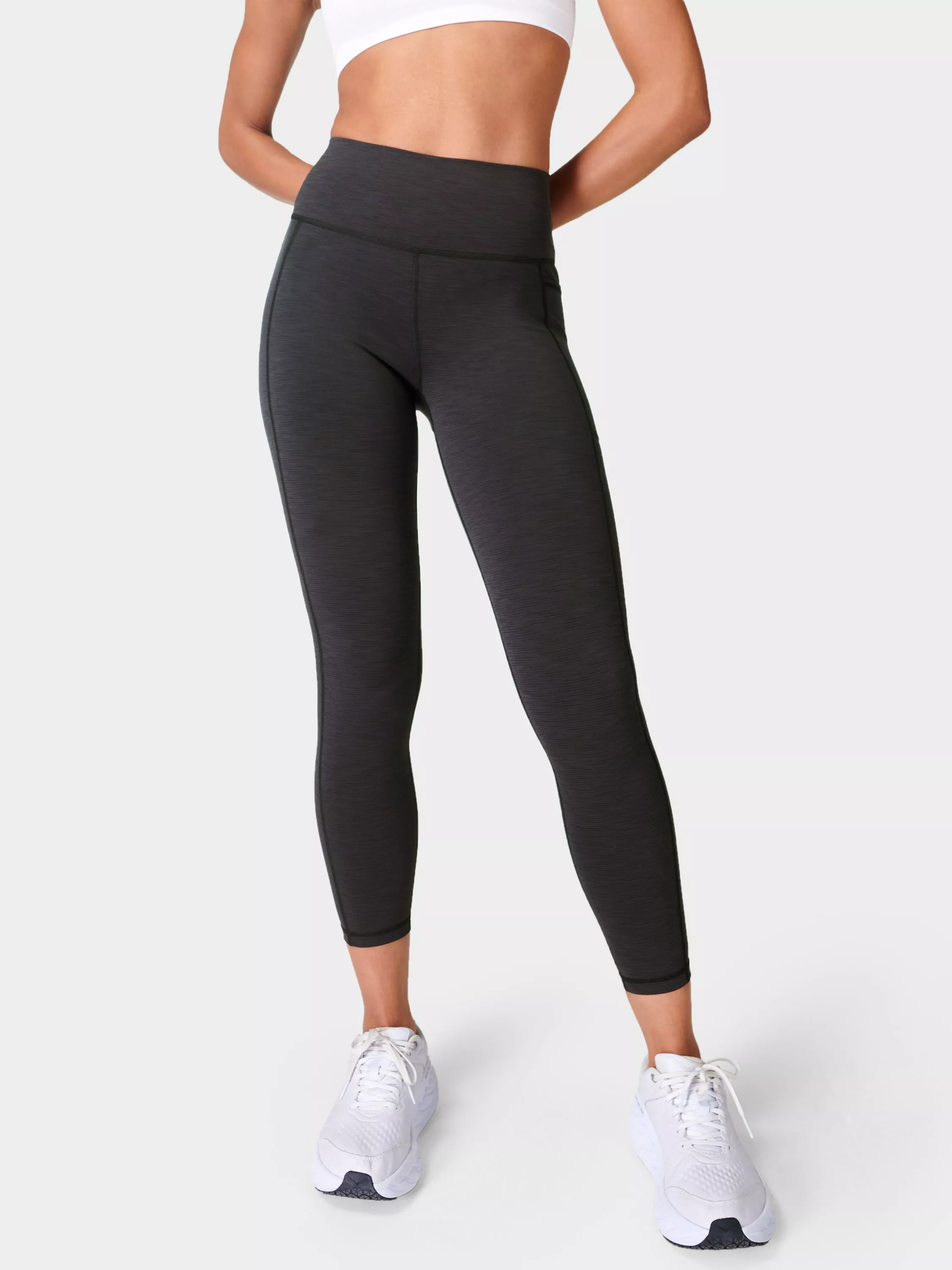 SoulCycle Lululemon Speed Up Tights Heather Black authentic 8 1st Release