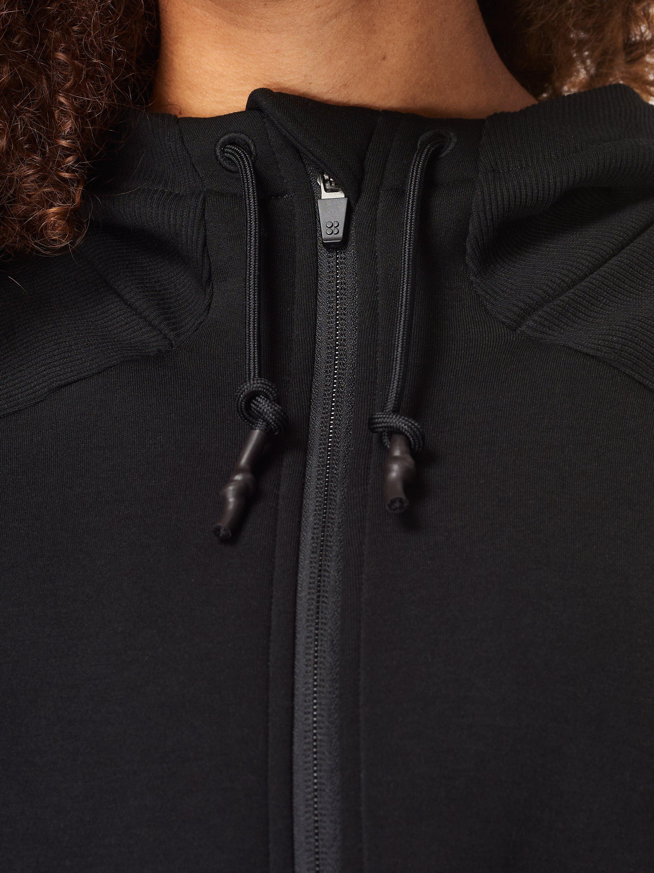 Product image 7 of 7, which shows Sweaty Betty Full-Zip Hoodie, Black, XS