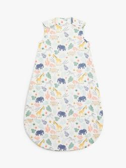 John Lewis Safari Sleeping Bag, 1 Tog, Multi, Multi