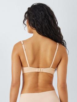 John Lewis Morgan Non Wired T-Shirt Bra - view 2, Almond