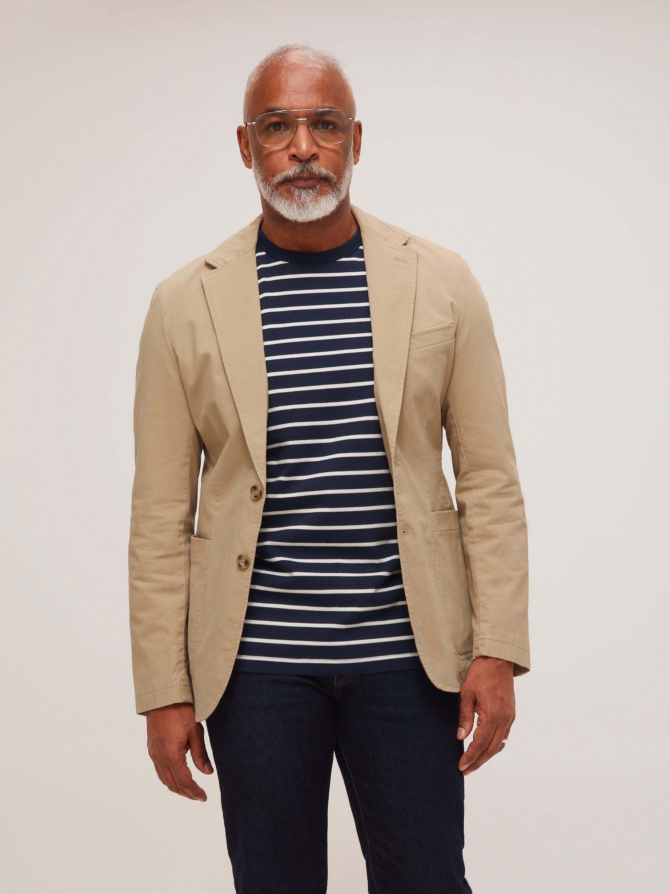 John Lewis Stretch Cotton Unstructured Blazer