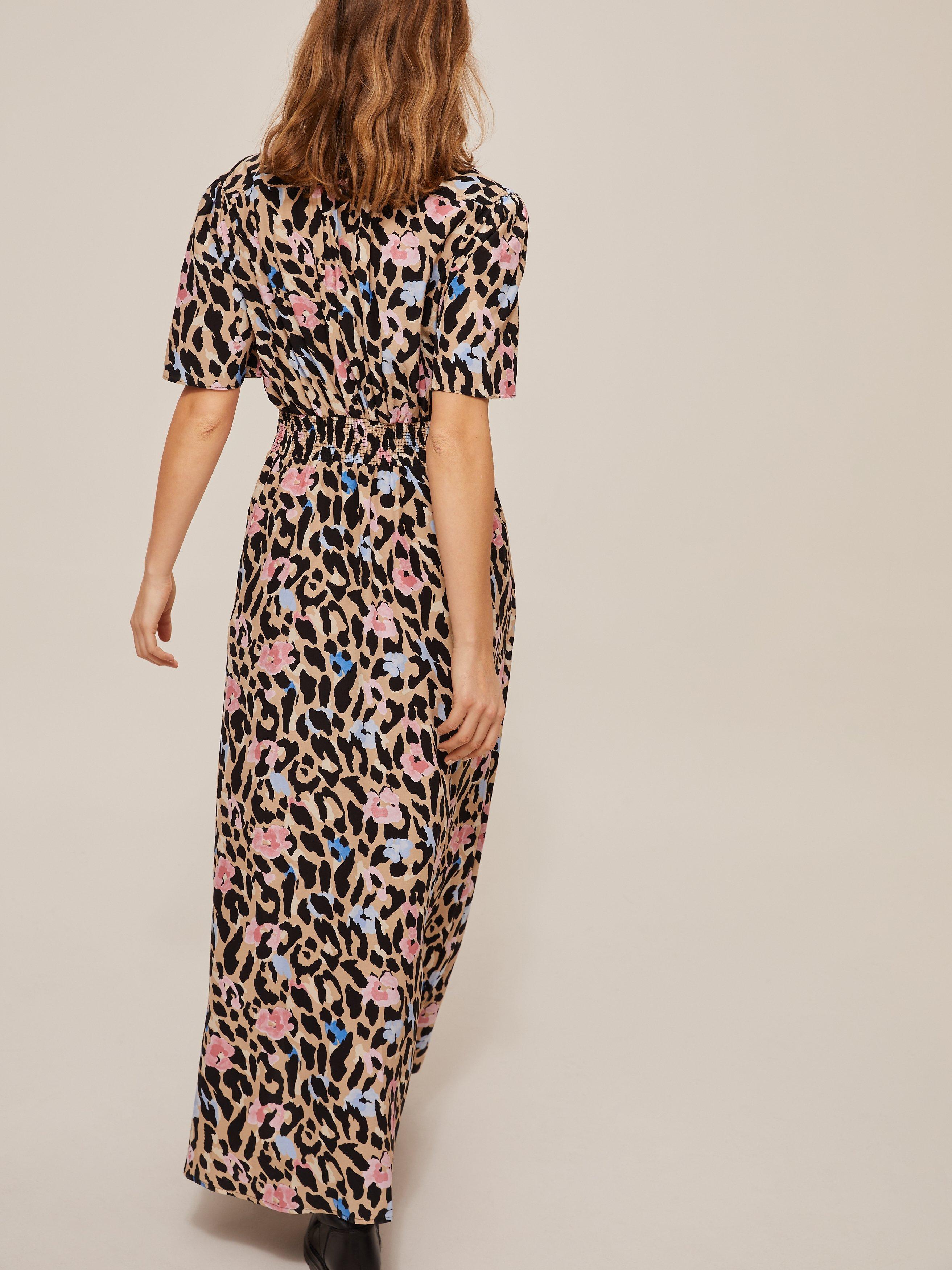 Somerset by Alice Temperley Floral Leopard Maxi Dress Multi