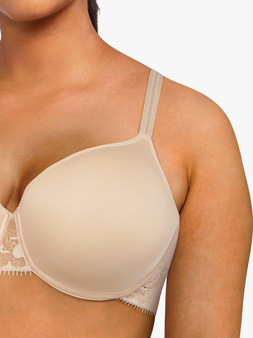 Product image 5 of 6, which shows Chantelle Day To Night Memory Foam T-Shirt Bra, Golden Beige, 30DD