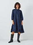 AND/OR Fifi Denim Midi Dress, Mid Wash Blue