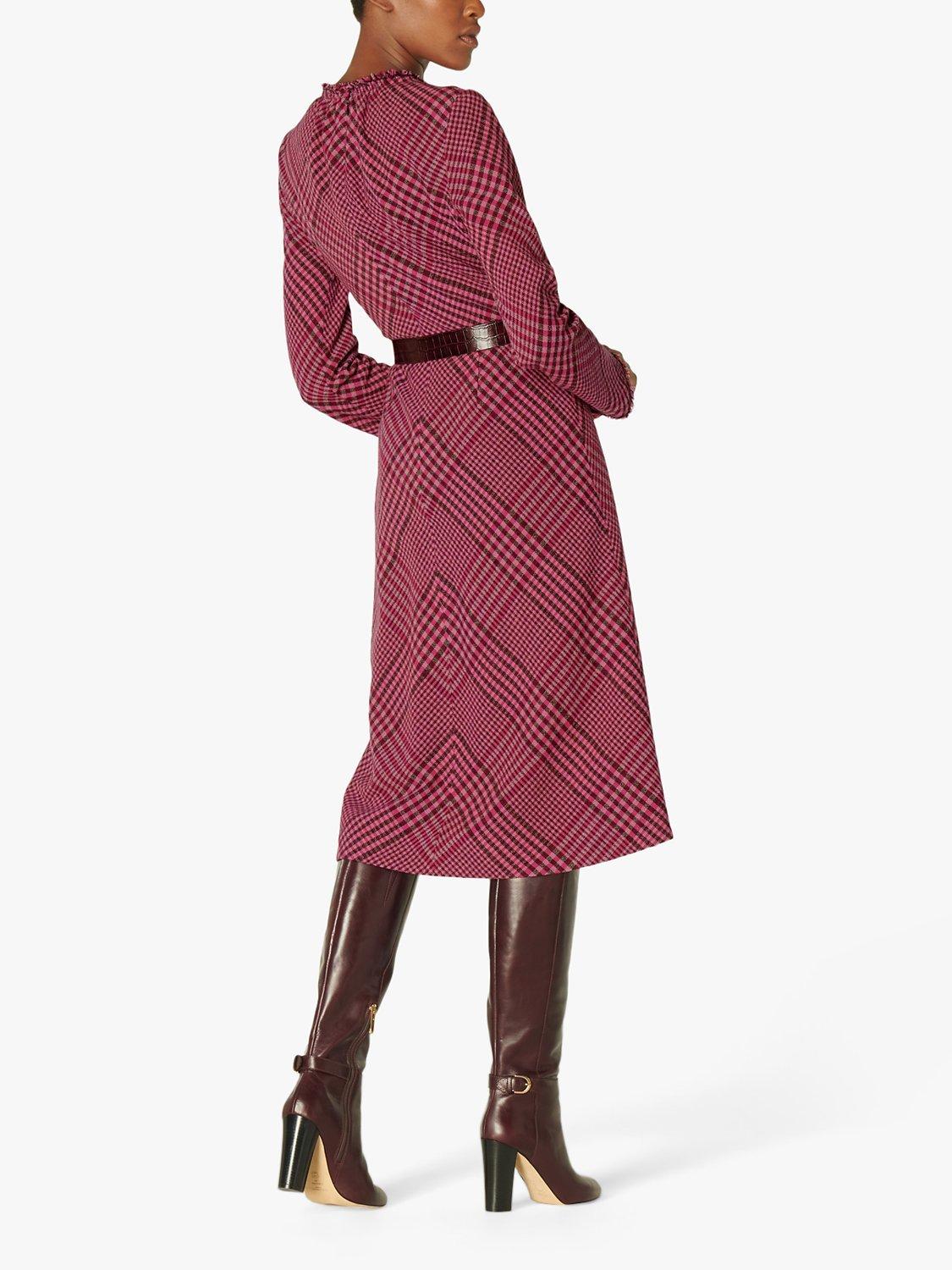 knee length dresses for ladies LK Bennett Avery heart print midi dress size 8 – Agents In Style main image 0