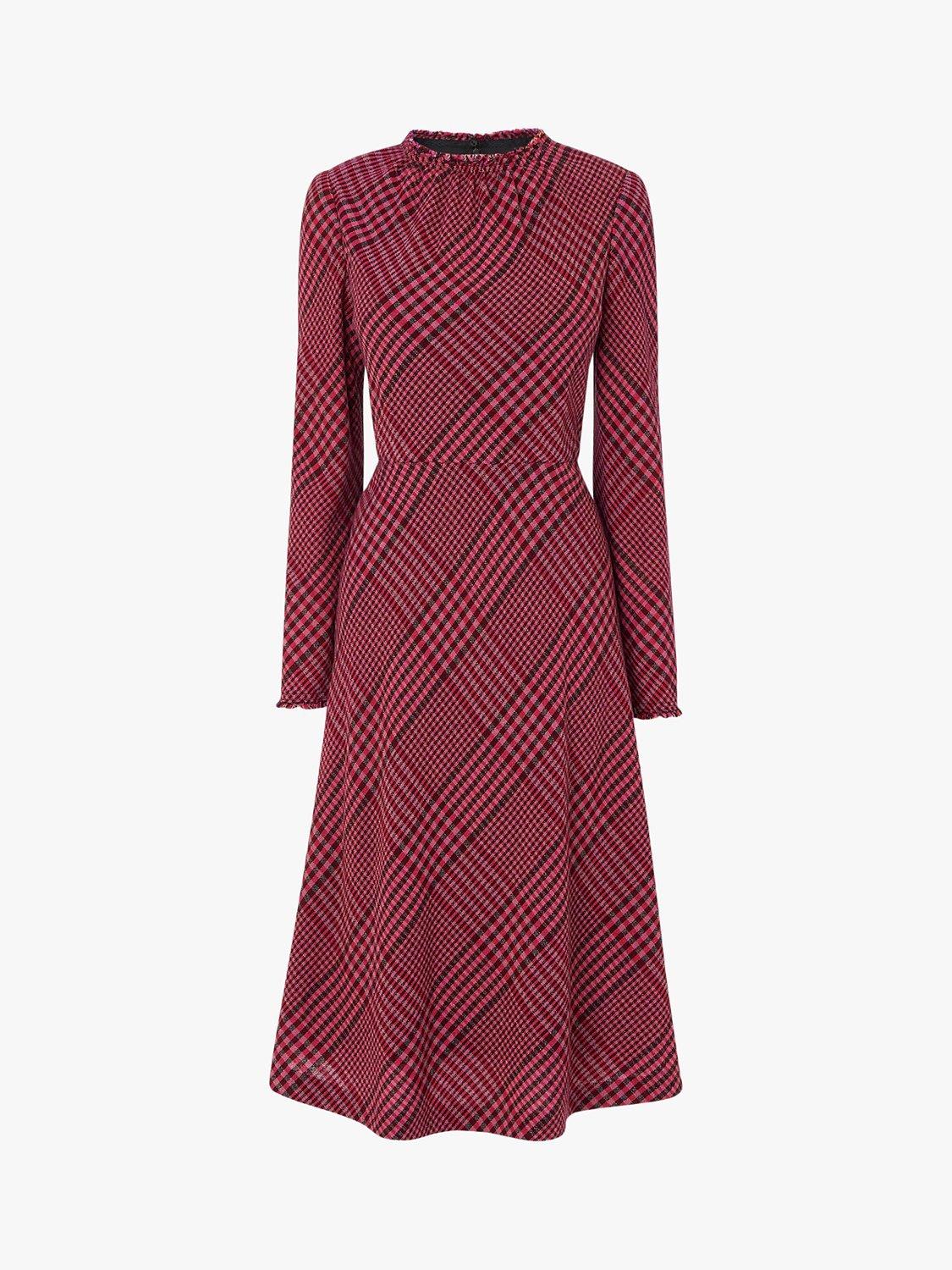 midi dress with sleeves cocktail Ever-Pretty Inclusive Plus Size Glitter V-Neck Pleated Long Sleeve Midi Summer Formal Wedding Guest Dress