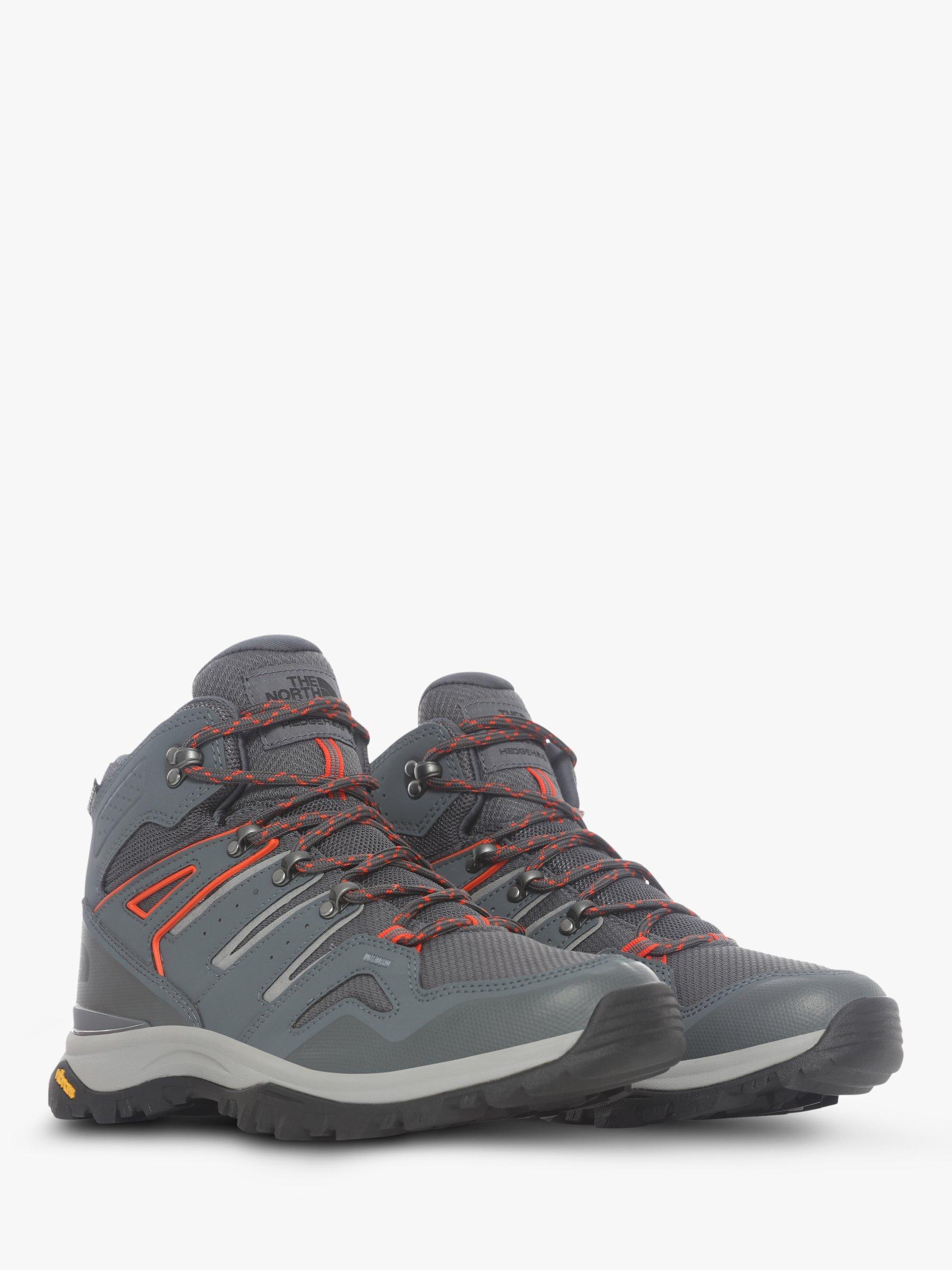 The North Face Hedgehog Fastpack II Mid Men s Waterproof Hiking Shoes Asphalt Grey Flare