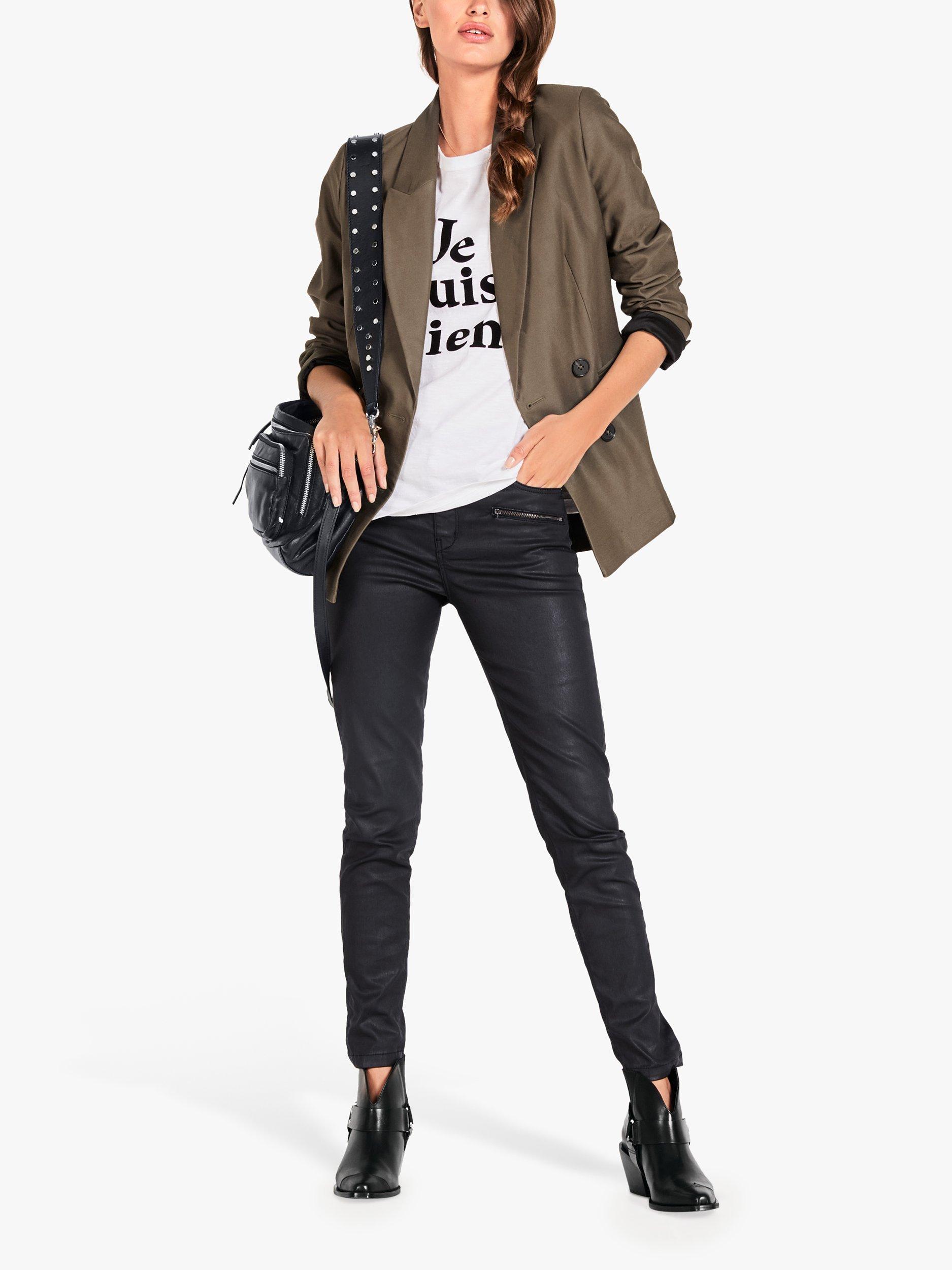 HUSH Eve Blazer, Khaki