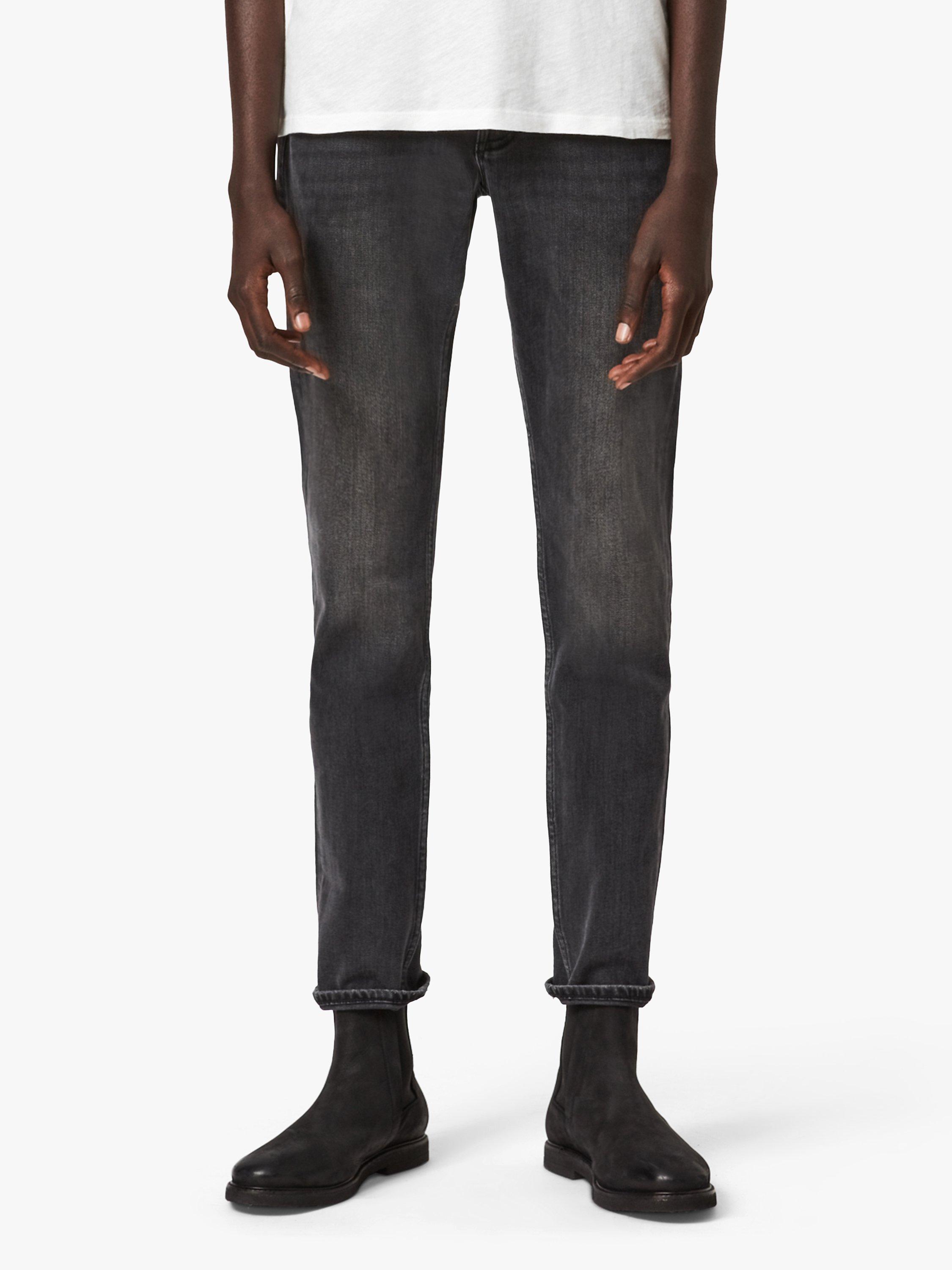 AllSaints Rex Slim Jeans, Dark Grey