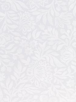 John Lewis Hidcote Floral Jacquard Cotton Tablecloth, White - view 2, White