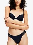 Tommy Hilfiger Lace Trim Thong, Desert Sky