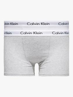 Calvin Klein Kids' Trunks, Pack of 2, Grey/White, Grey/White