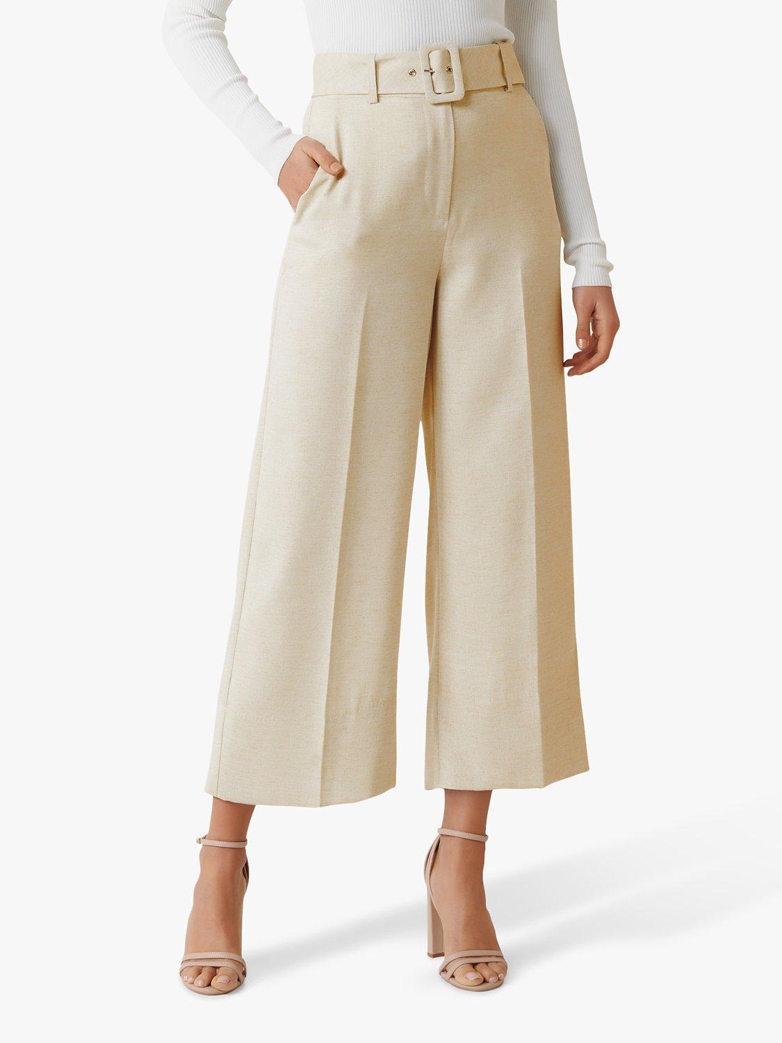 Forever New Angie Belted Culottes, White