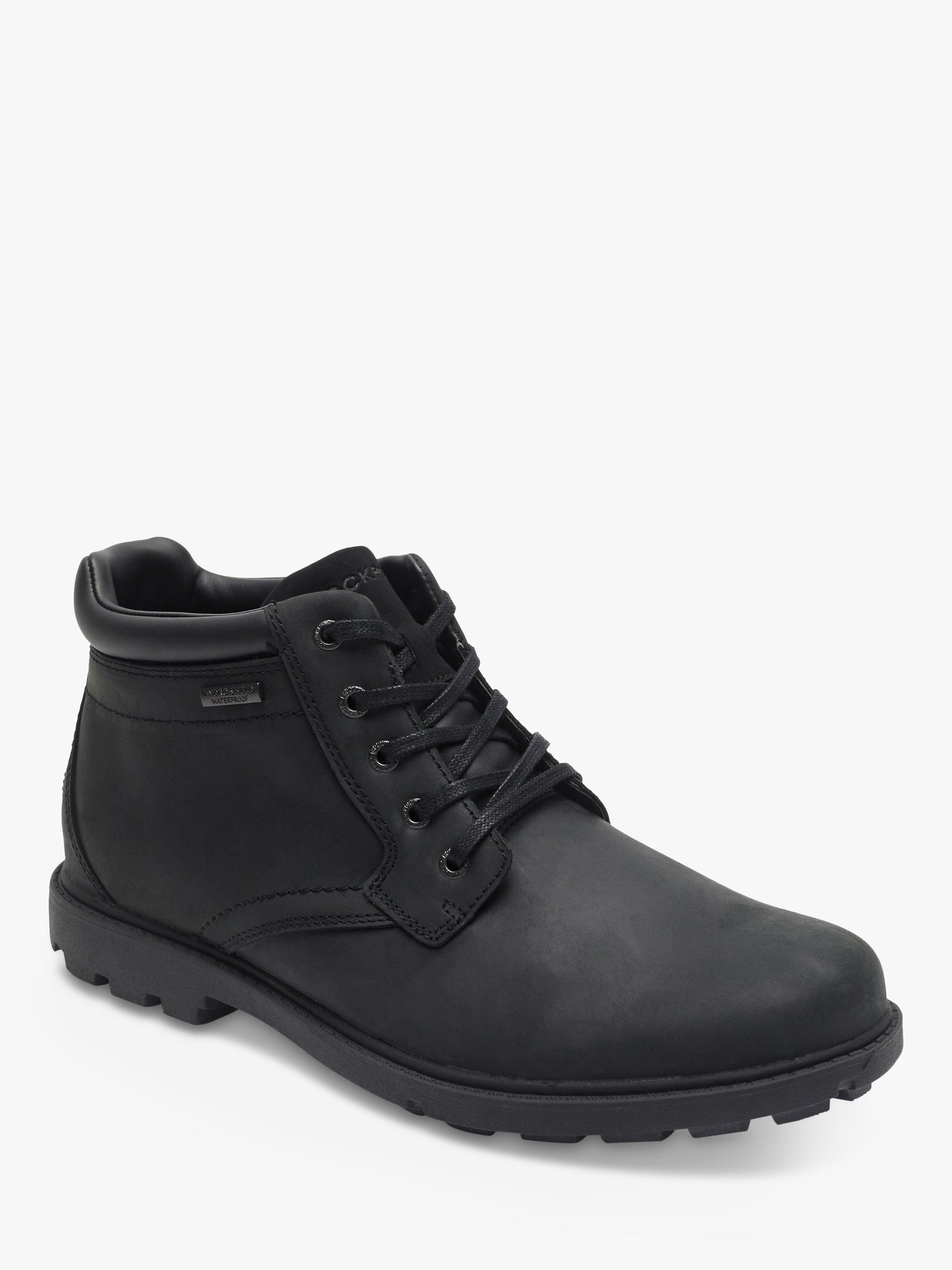 Rockport Storm Surge Leather Boots Black