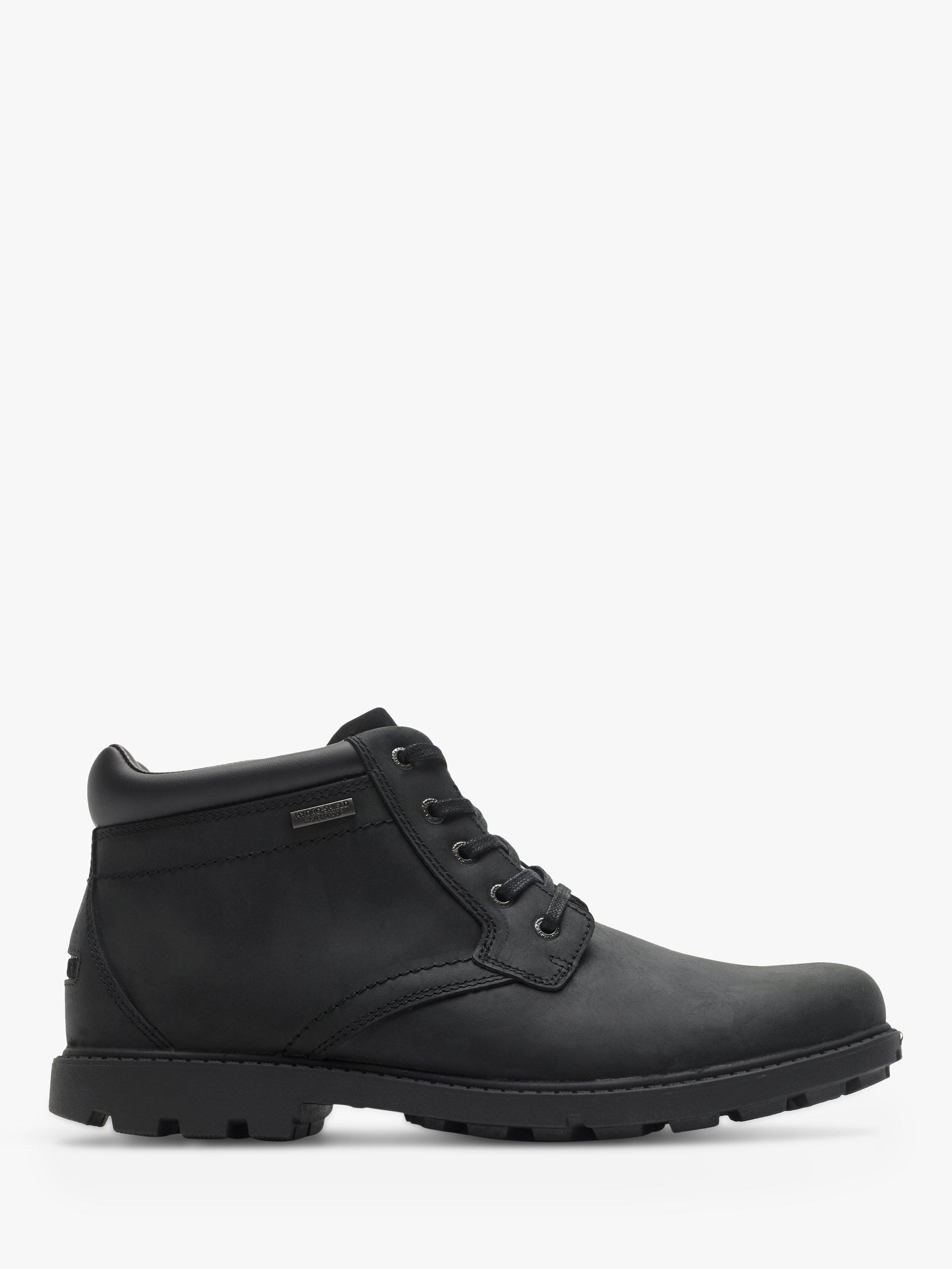 Rockport Storm Surge Leather Boots Black