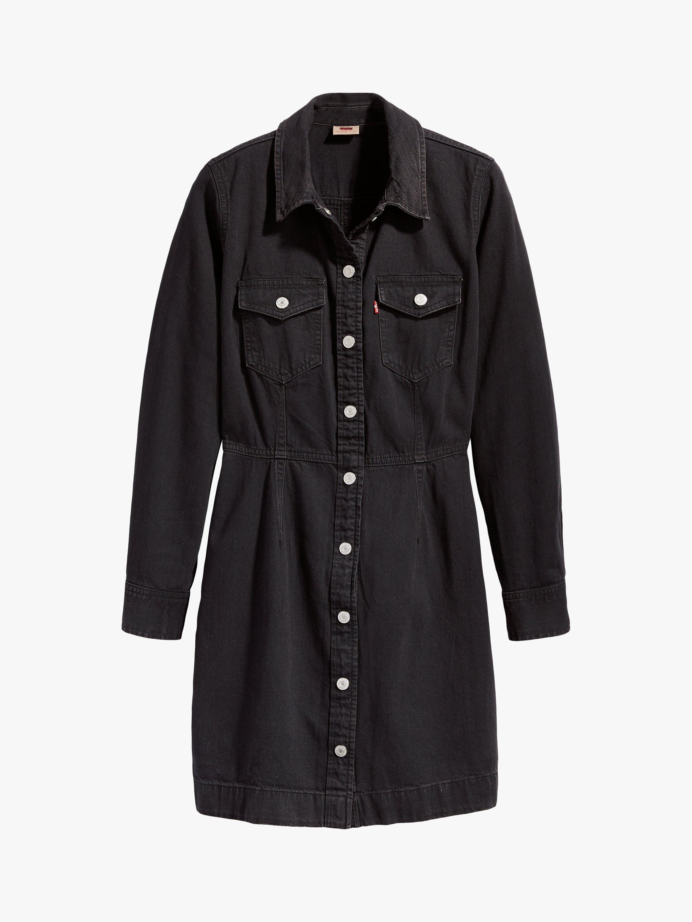 Levi's Ellie Denim Shirt Dress, Black