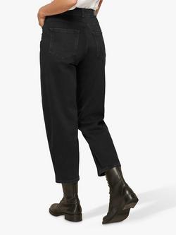Whistles Organic Ankle Grazer Jeans, Black - view 2, Black