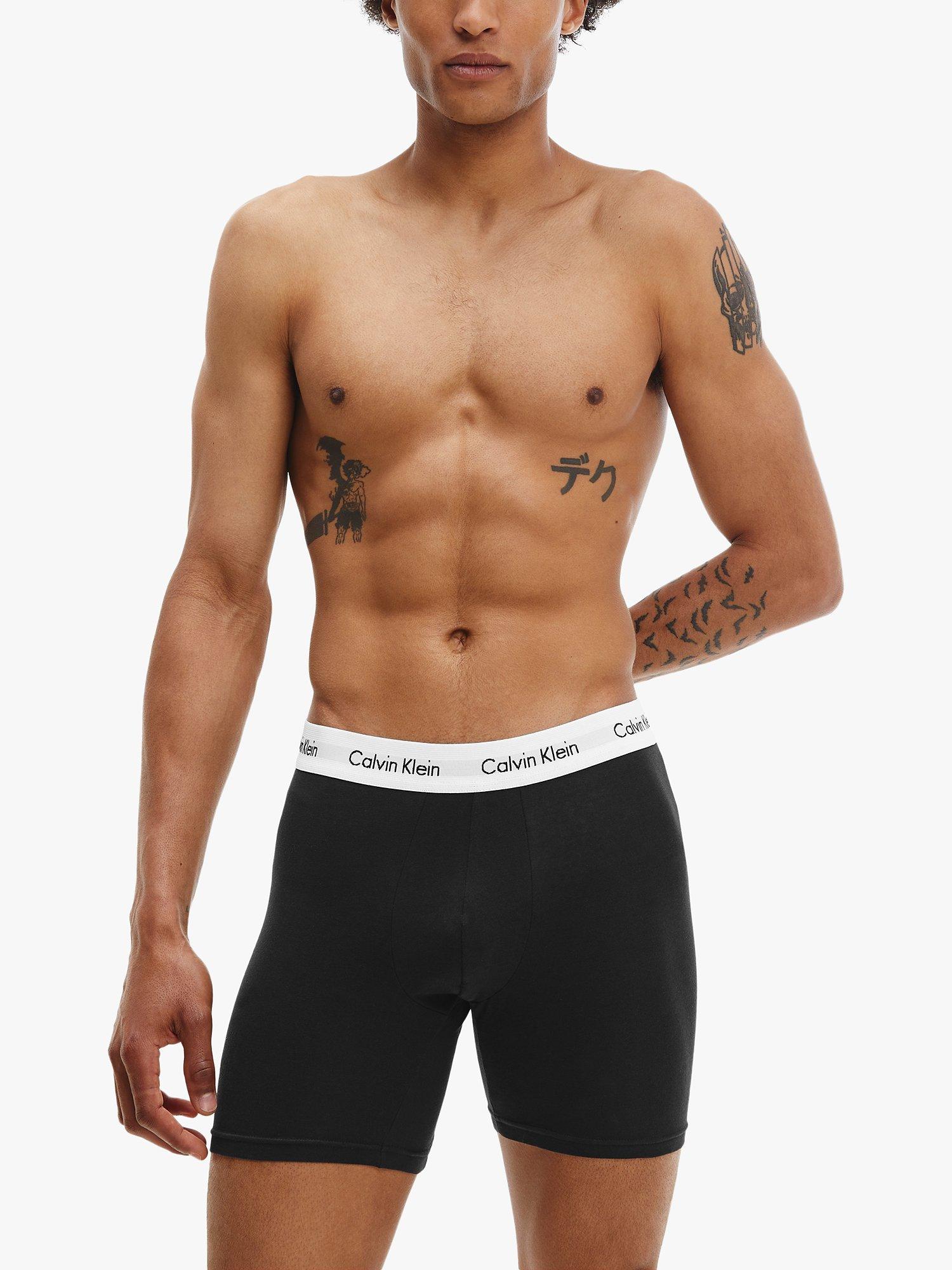 Black calvin klein men's underwear hotsell