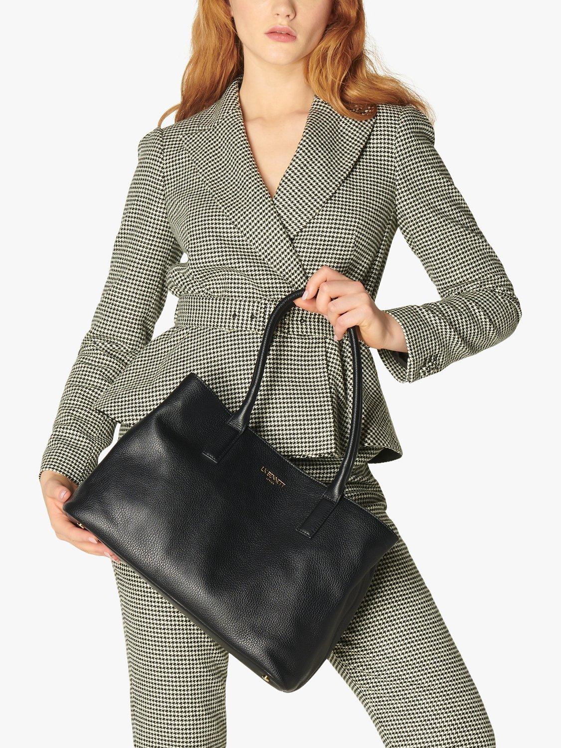 Product image 2 of 4, which shows L.K.Bennett Lilian Leather Tote Bag, Black