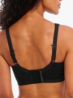 Freya Dynamic Non Wired Sports Crop Top Sports Bra, Black - view 2, Black