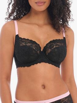 Freya Offbeat Underwired Side Support Bra, Black