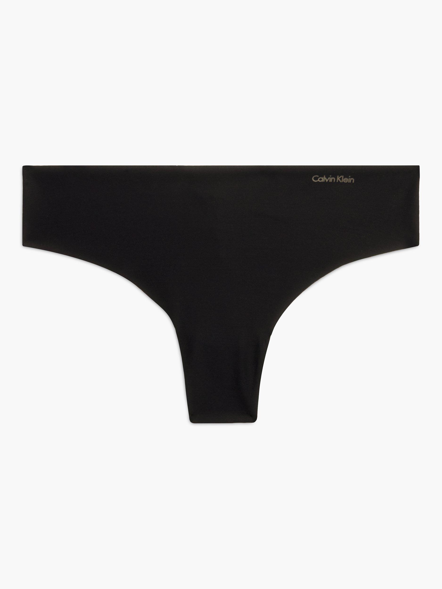 Calvin Klein Invisibles Thong, Black, S