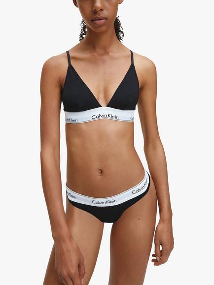 Calvin Klein Modern Cotton Thong, Black