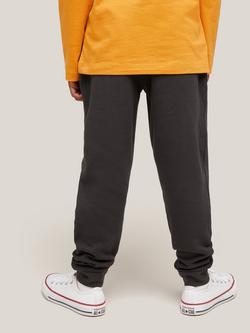 John Lewis Kids' Core Joggers, Pack of 2, Dark Grey/Sage Green - view 2, Charcoal/Khaki